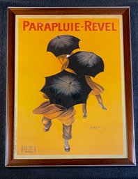 Paris France Reproduction Poster Parapluie Revel France 26x34in Cappiello