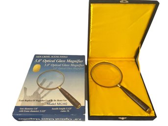 Dr. Henry Lee 5.0 Forensic Magnifying Glass In Velvet Case