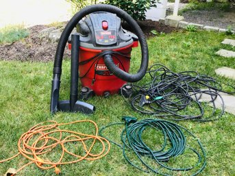 CRAFTSMAN 20 Gallon Shop Vac And Power Cords