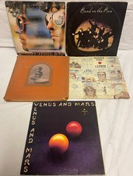Lot Of Rock Vinyl Records From Former Beatles Paul McCartney, George Harrison & John Lennon