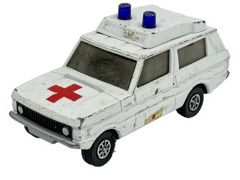 Vintage Die Cast Vigilant Range Rover Ambulance.  Made In Great Britain By Corgi Toys - WHIZZWHEELS