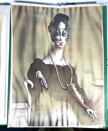 Paul Wunderlich - Portrait De Madame Leblanc Lithograph- 6/75