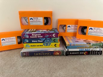 Group Of Kid's DVE And VHS Movies