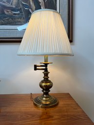 Brass Swing Arm Table Lamp