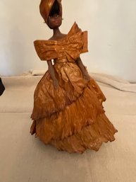 Vintage Martinique Paper Mache Statue