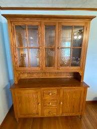 Tom Seely Furniture Quarter Sawn Oak Hutch  60x19x84 Its A Beauty Modern Take On Mission Style