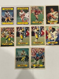 1983 Topps Chewing Gum Sticker Card Lot.  10 Cards Total.