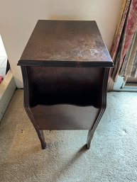 Antique Wooden Magazine Side Table