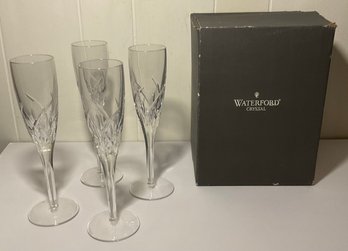 Waterford Crystal Merrill Flutes Glasses 4