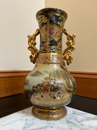 Beautifully Decorated Satsuma Vase