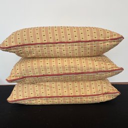 A Set  Of Three  Custom Pillows