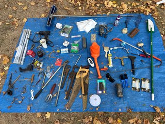 Large Collection Of Garage And Garden Tools And Accessories