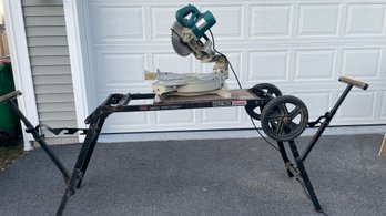 MAKITA 10 Inch Dual Beveling Compound Sliding Mitre Saw With Delta Kick Stand
