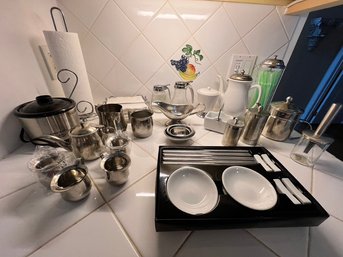 Stainless, Serving And Cooking Lot