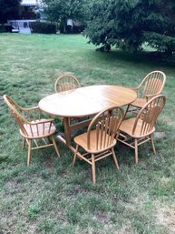 Wooden Table And Chairs Dinning Set