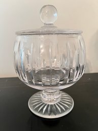 Stuart Crystal Covered Candy Dish, Made In England