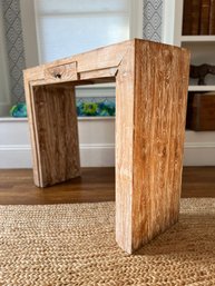 Mango Wood Console / Entryway Table With Key Drawer