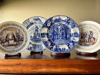 Grouping Of 4 Commerative Plates