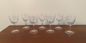 Crystal Stemware Wine Glass Set (7)