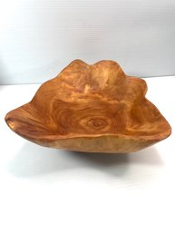 Handcrafted Wood Live Edge Bowl