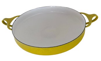 Vintage Dansk Kobenstyle Yellow 11' Paella Pan