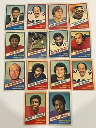 1976 Topps Wonder Bread All Star Series Football Cards.    14 Cards Total.  Very Clean Cards.