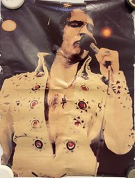 Two Sided Poster Of Elvis Presley