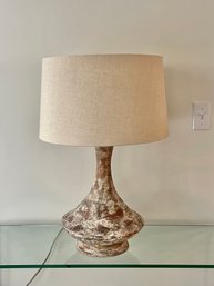 Lillian August Wood Vessel Table Lamp