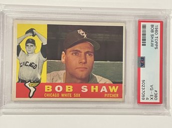 1960 Topps Bob Shaw Card #380     PSA 4