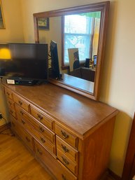 7 Drawer Dresser And Mirror From Bambergers