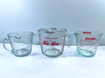 Pyrex - Anchor Hocking Fire King Measuring Cups