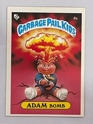 1985 Garbage Pail Kids Adam Bomb.  RARE Hard To Find First Edition Card #8a