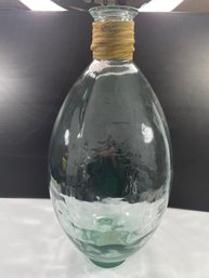 Large Oblong Organic Glass Vase 24'' - 37 Inch Circumference