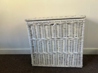 White Wicker Basket