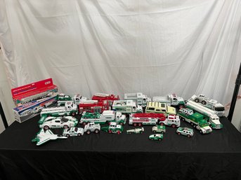 Large Collection Of Hess Trucks