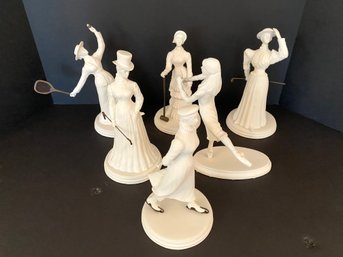 Six Bohem Studio Limited Edition Lady Figurines