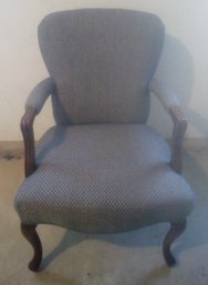Upholstered Parlor Arm Chair- Circa 1940s