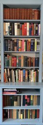 8 Shelves Full Books Pearl Buck Quixote Thurber Eisenhower China Third Reich Hitler Thackery Collection Pompei