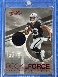 2018 Panini Absolute Rookie Force DeAndre Washington Rookie Patch Card #17