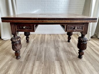 Antique Jacobean Style Desk