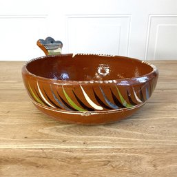 Hand Painted Terracotta Decorative Bowl