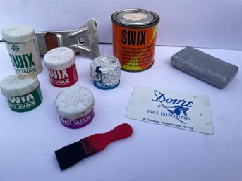 Vintage Norway Ski Wax & Tools Lot