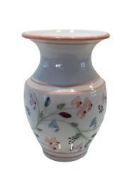 Beautiful Floral Vase Signed By Denise Herzog