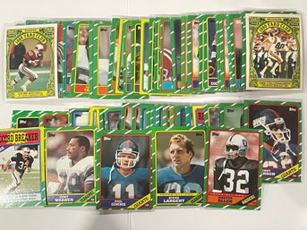 1986 Topps Football Card Lot. 160 Cards Total And Extremely Clean. All The Greats. All Cards In Pictures