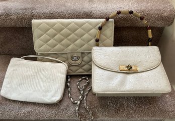 3 White & Off White Handbags