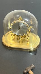 Webly Oval Anniversary Dome Clock