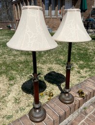 Brass  Heavy Well Made Table Lamps