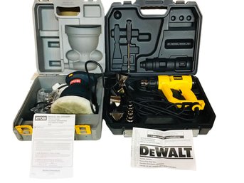 DEWALT Heat Gun And RYOBI Buffer