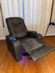 Signature Design By Ashley Furniture Grey Power Recliner 35x35x43