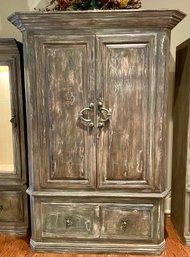 Distressed Finish Armoire